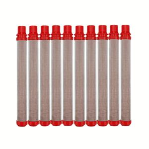 Wag-ner 에어리스 스프레이 건용 200 메쉬(빨간색) 에어리스 스프레이 건 필터(10 PCS, 200 메쉬, 빨간색)