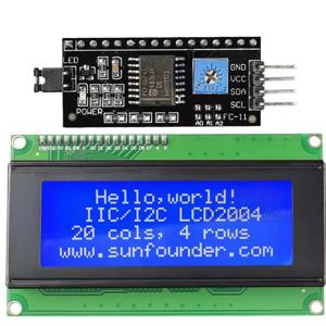 IIC/I2C 직렬 인터페이스 어댑터가 포함된 20x4 2004 LCD 디스플레이 모듈 Arduino R3용 IIC I2C TWI 직렬 2004 20x4 LCD 모듈 실드