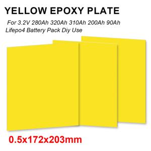 3Pcs 3240 노란색 에폭시 섬유 보드 3.2V 280Ah 320Ah 310Ah 200Ah 90Ah Lifepo4 배터리 팩 Diy 절연 플레이트 Electoric 키트