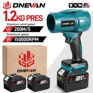 ONEVAN 송풍기 브러시리스 2000W, 200 M/S 제트 터보 송풍기,전기 터보 송풍기 제트 선풍기, 격렬한 자동차 건조기, 마키타 18V 배터리용 휴대용 먼지 블로잉 도구,