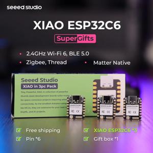 미니 개발 보드, ESP 레인 메이커, AWS IoT, 마이크로소프트 Azure, XIAO esp32, c6-2.4 GHz, WiFi6,BlE5.3, 지그비 스레드 (802.15.4), ESP32C6