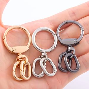 2 PCS 회전 걸쇠 클립, 금속 랍스터 클로 걸쇠, 키 체인 만들기, DIY 공예에 대 한 키 링과 회전 걸쇠