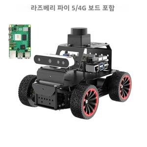 Hiswonder Raspberry Pi 5 로봇 자동차 멘토파이 M1 애커만 메카넘 휠 깊이 카메라, ROS-HUMBLE 지지대 슬램 및 자율 주행
