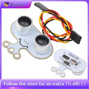 ELECFREAKS 초음파 모듈, 마이크로: 비트 문어 소나: 비트, 아두이노 마이크로 비트 교육 로봇, 스마트 자동차 장애물 회피, 3-5V