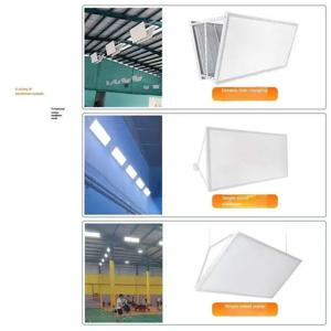 높은 CRI 벌집 눈부심 방지 배드민턴 탁구장 천장 조명 스포츠 조명기구