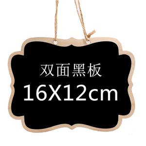 Bview Art 2pcs 나무 다각형 칠판 작은 홈 & 사무실 장식 어린이 방 벽 예술 선물을위한 귀여운 미니 분필 보드