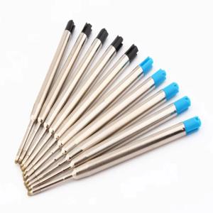 5/10/20/30/40pcs L:3.9 파커 펜용 볼펜 리필 중간 포인트 블루 블랙 잉크 막대 쓰기 Office 편지지