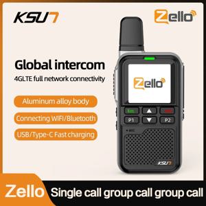 글로벌 4G Wifi 라디오 블루투스 양방향 라디오 장거리 무제한 거리 워키 토키 호환 Zello APP KSUN ZL38