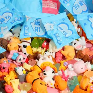 40개/세트 랜덤 만화 블라인드 박스 코끼리 동물 미니 장식품 레진 홈 크리에이티브 어린이 선물 ﻿