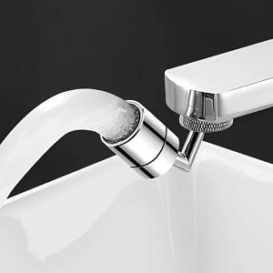 720이 포함된 견고한 황동 주방 수전 스파우트 °   회전 - 내구성이 뛰어난 회전식 싱크 탭 액세서리, 부식 방지 폭포 디자인