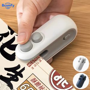 미니 비닐 봉투 실러 스낵 용 휴대용 열 씰링 기계 2-in-1 충전식 휴대용 식품 패키지 열 실러