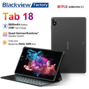 Blackview Tab 18 태블릿 PC 60Hz 옥타코어 8GB RAM 256GB ROM 8800mAh 12인치 2.4K FHD+ 디스플레이 안드로이드 13 4G 태블릿 재고 정리