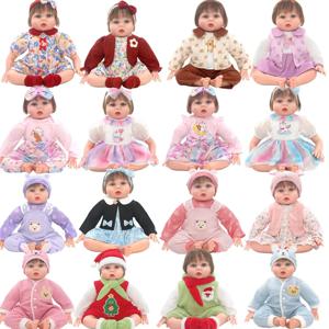 2025년 신상 사랑스러운 점프슈트 (20-22인치 아기 리본돌 50-55cm 인형 옷 및 액세서리)