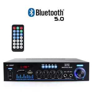 미니 소형 파워 앰프, 스피커 파워 앰프, 플러그인 카드 U 디스크 라디오 DC 12V 220V 블루투스 파워 앰프