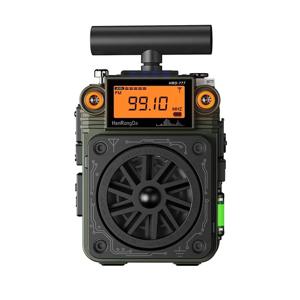 Hanrongda HRD-777 FM MW SW VHF WB 전대역 블루투스 라디오 수신기 손가락 끝 자이로 스코프 미니 라디오 다기능 미니 스피커