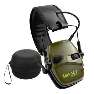 사격 사냥 전자 귀마개 능동 소음 차단 청력 보호 전술 헤드셋 NRR22 EMI 필터링 소리 증폭