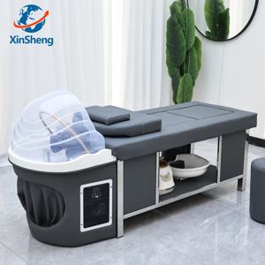 신성 2025 태국식 샴푸 스파 베드 (물 순환 세면대 및 훈증기 포함) - 뜸 침대 - 미용실 가구