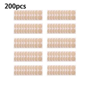 200 개/대 남자 젖꼭지 커버 일회용 보이지 않는 셔츠 스타킹 정장 안티 벌지 젖꼭지 스티커 남성용 부드러운 통기성 방수