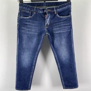 2025 가을 신상 남성 청바지 워싱 그라인딩 홀 패치 페인트 입체 커팅 레그 블루