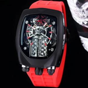 고품질 남성용 손목 시계 기계식 시계 16 실린더 엔진 한정판 시계 사파이어 글래스 무료 배송