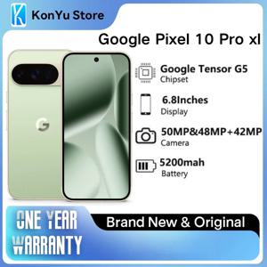 구글 픽셀 10 프로 XL - 트리플 후면 카메라 시스템 텐서 G5 고속 충전 24시간 이상 배터리 사용 및 6.8인치 슈퍼 액추아 디스플레이