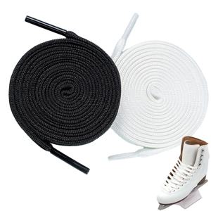 251/305cm 피겨 스케이트용 특수 끈 내구성이 뛰어난 아이스 하키 신발 어린이 및 성인용 스케이트 신발 액세서리