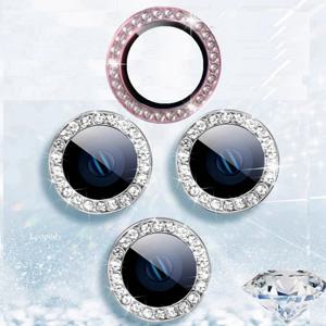 2-3개 다이아몬드 메탈 카메라 렌즈 보호필름 지아이 아이폰 11 12 13 14 15 16 17 프로 맥스 에어 미니 16E 14 15 플러스 보호 유리