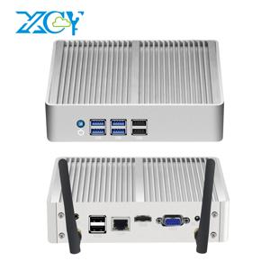 XCY X32 팬리스 미니 PC 인텔 코어 i7-4500U 윈도우 10 윈도우 7 리눅스 300Mbps 와이파이 기가비트 이더넷 산업용 PC