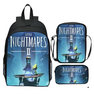 리틀 나이트메어 세트 백팩, 리틀 나이트메어 2 백팩, 작은 숄더백, 필통