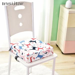 어린이용 부스터 시트 쿠션 패드 베개 아기 식사용 하이체어 시트 쿠션 조절 가능 탈부착 아기 안전