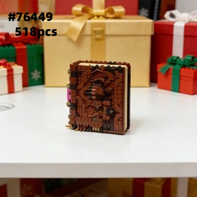 몬스터북 오브 몬스터즈 빌딩 블록 세트 76449 크리스마스 선물로 적합한 레고 파티클과 호환 가능