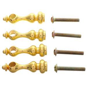 4개입 울타리 액세서리 금속 스피들 가구 연결부 포스트 캡 유리 난간 캐비닛 수리 갤러리 포스트