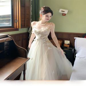 우아한 스트랩리스 이브닝 드레스 여성용 2025 신상 여름 무도회 울트라 페어리 테일 18세 성인식 약혼식