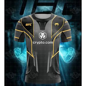 2025 여름 신상 핫세일 남성용 UFC 복싱 경기 캐주얼 통기성 패션 빠른 건조 티셔츠 반팔