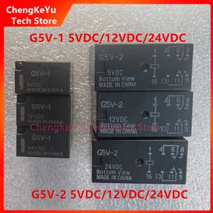 오므론 릴레이 G5V-2-24VDC 12VDC 5VDC G5V-1-24VDC 12VDC 5VDC 2개 개방형 2개 폐쇄형 8핀 2A 1개 개방형 1개 폐쇄형 6핀 1A