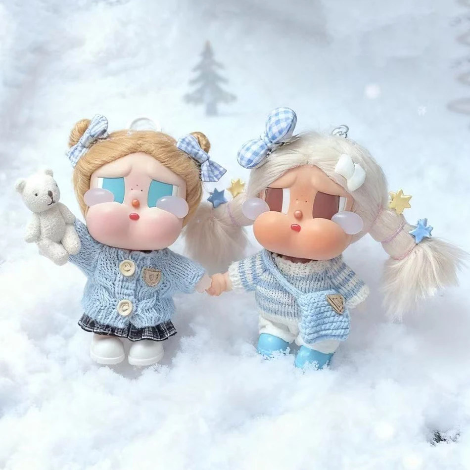 크라이베이비 바캉스 모드 온 러브 스웨터 드레스 신발 세트 라부부 17cm 인형용 아동복 패션 액세서리