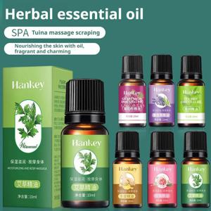10ml 포도씨, 쑥, 라벤더, 계화, 장미, 티트리 바디 마사지 오일