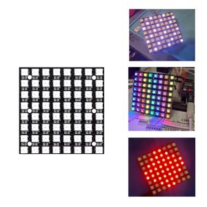 WS2812 LED 5050 RGB 8x8 64비트 LED 매트릭스 모듈