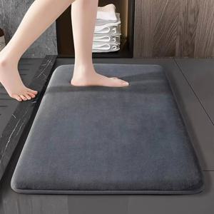 초흡수성 바닥 매트, 초흡수성 욕실 매트, 초미끄럼 방지 코랄 벨벳 욕실 바닥 매트, 도어 매트