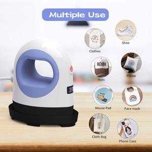 MiniA 열 프레스 티셔츠, 모자, 열전달 프로젝트, 14레벨 온도 설정용 미니 열 프레스 기계