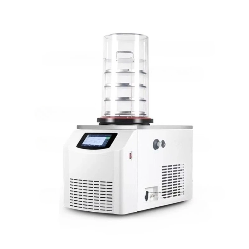 과일 및 채소 식품 동결건조기, 과일 토양 동결건조기, 다중 매니폴드 병뚜껑 클램핑 진공 동결건조기