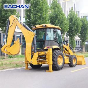 이찬 디젤 4륜 백호로더 농장용 백호로더 굴삭기 토공 기계 유압식 백호로더 맞춤 제작