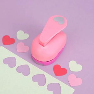 하트 모양 펀치, 스크랩북 용품용 DIY 종이 펀치, 카드 제작용 수공예 도구, 어린이 선물 수제