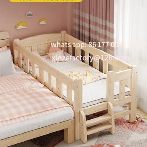 맞춤형 싱글 침대 여자아이 공주 넓은 아기 침대 스티칭 대형 침대