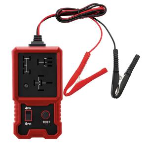 배터리 클립이 있는 12V 자동차 릴레이 테스터 - 범용 4/5핀 호환성, 자동차 진단 도구, 자동차 수리 키트, 내구성 강함, 자동차 진단 |   견고한 구조 |   내구성이 뛰어난 자동차 공구, 자동차 릴레이 테스터