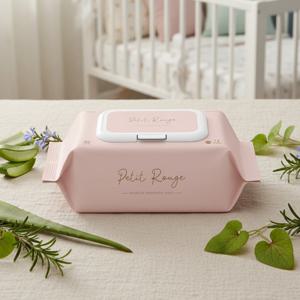 쁘띠루쥬 70gsm 프리미엄 엠보싱 초순수 아기 물티슈 대용량  캡형 72매 10팩