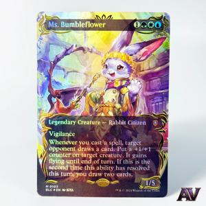 블룸버로 BLC 사령관 범블플라워 다람쥐 장군 마인드 스컬프터 보더리스 포일 레플리카 프록시 카드