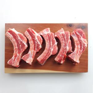 바라던 미국산 살많은 프리미엄 로인립 등갈비 구이용 찜용 2kg 1kg x  2팩