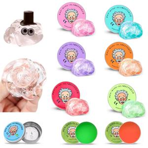 투명 액체 진흙, 슬라임 버블 젤 스트레스 해소 장난감, 탄력 있는 유리 투명 크리스탈 진흙, 스트레스 해소 도구
