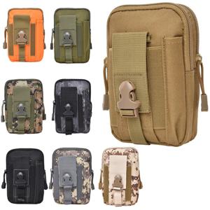 Molle 파우치 벨트 허리 팩 남성용 소형 포켓 서바이벌 도구 가방 러닝 여행 캠핑 사냥 에어소프트